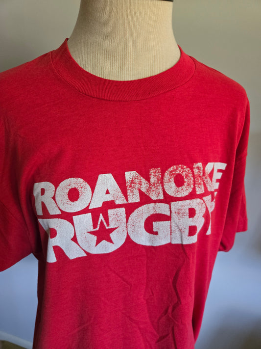 Vintage Roanoke Rugby T Shirt by Collegiate Pacific
