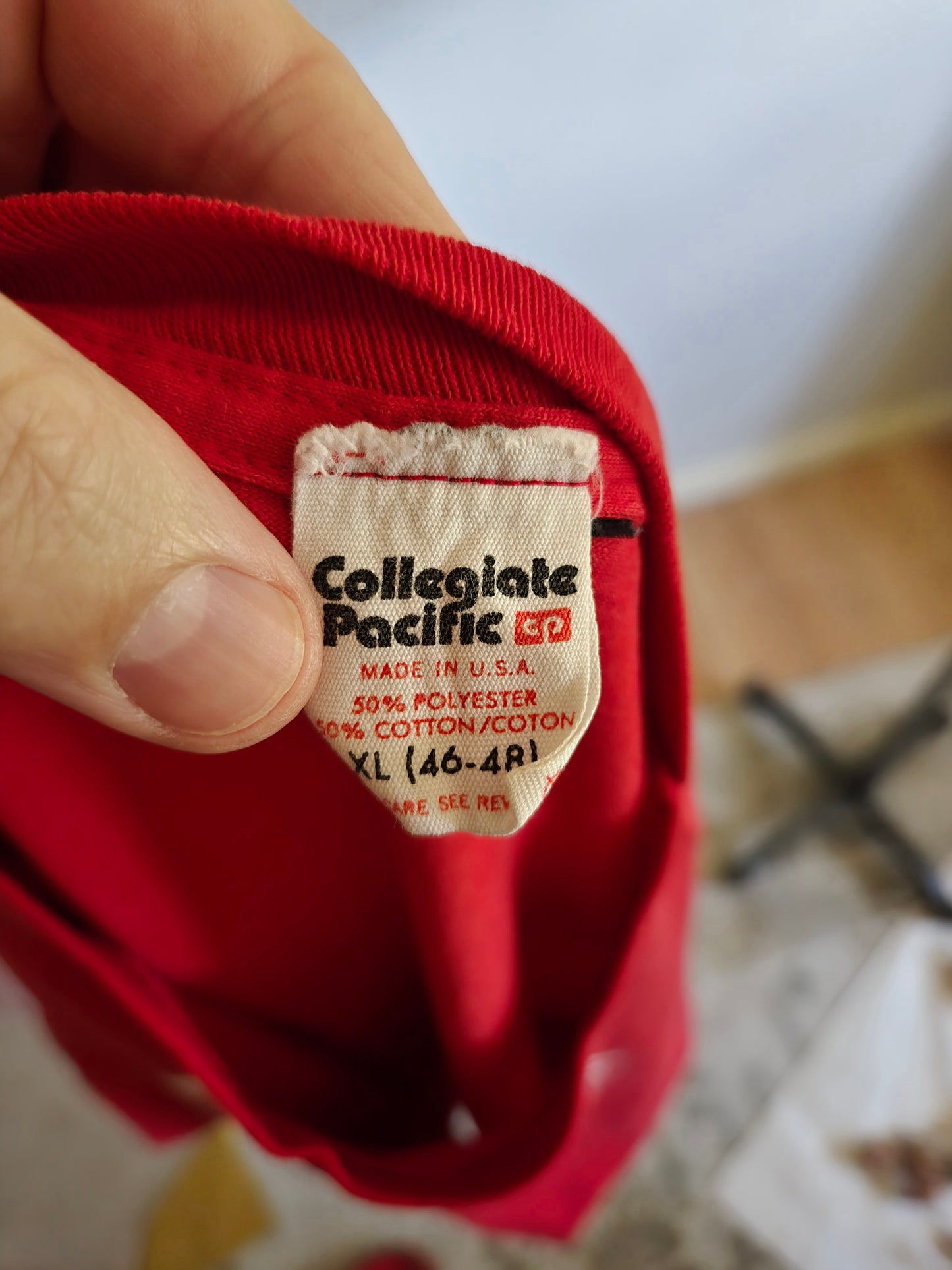 Vintage Roanoke Rugby T Shirt by Collegiate Pacific