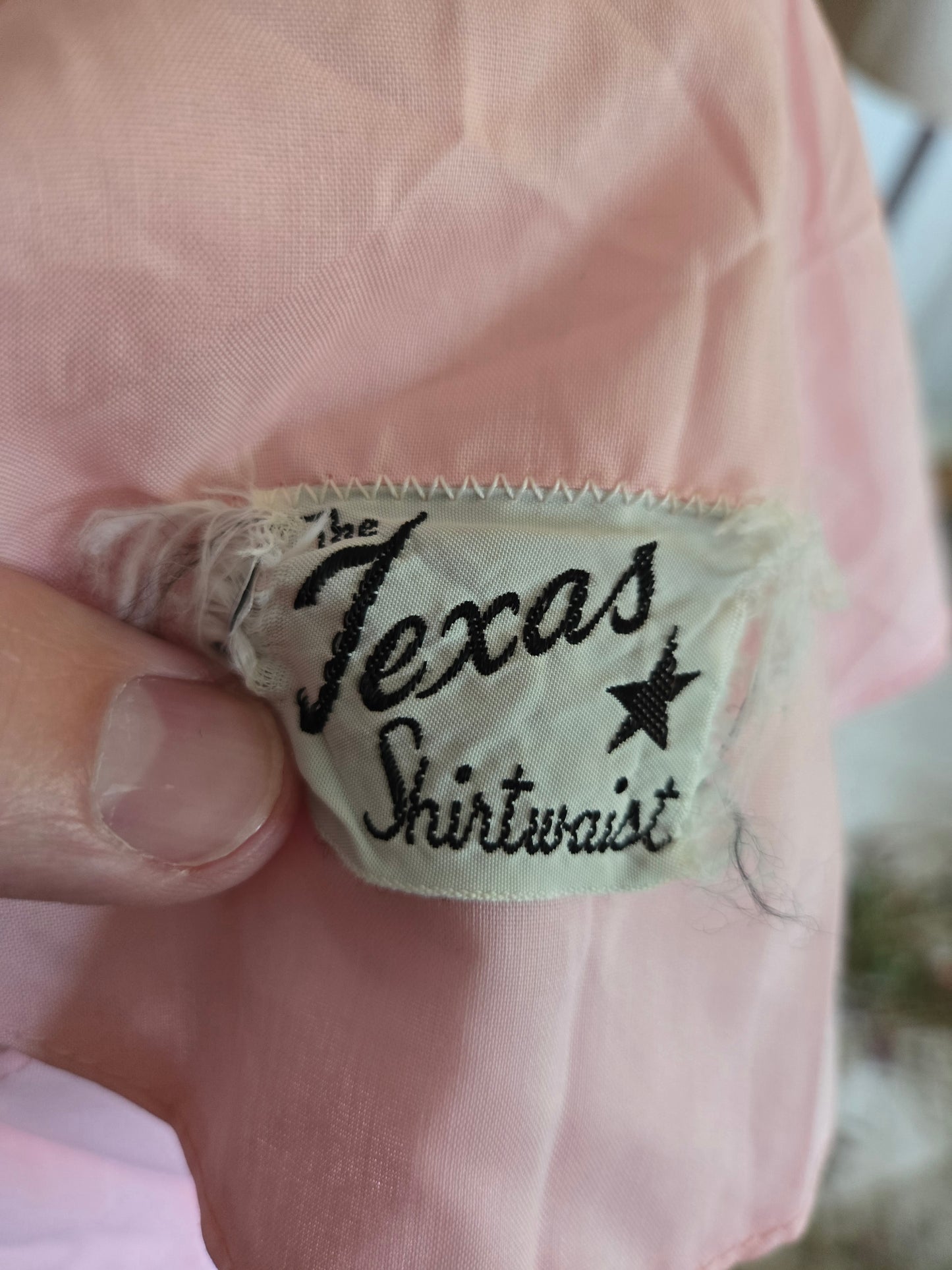 Vintage Short Sleeve Pink Dress by Texas Shirtwaist