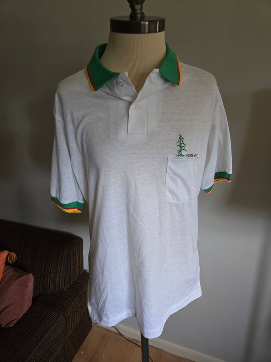 Vintage Short Sleeve Super Crost Polo Shirt by King Louie