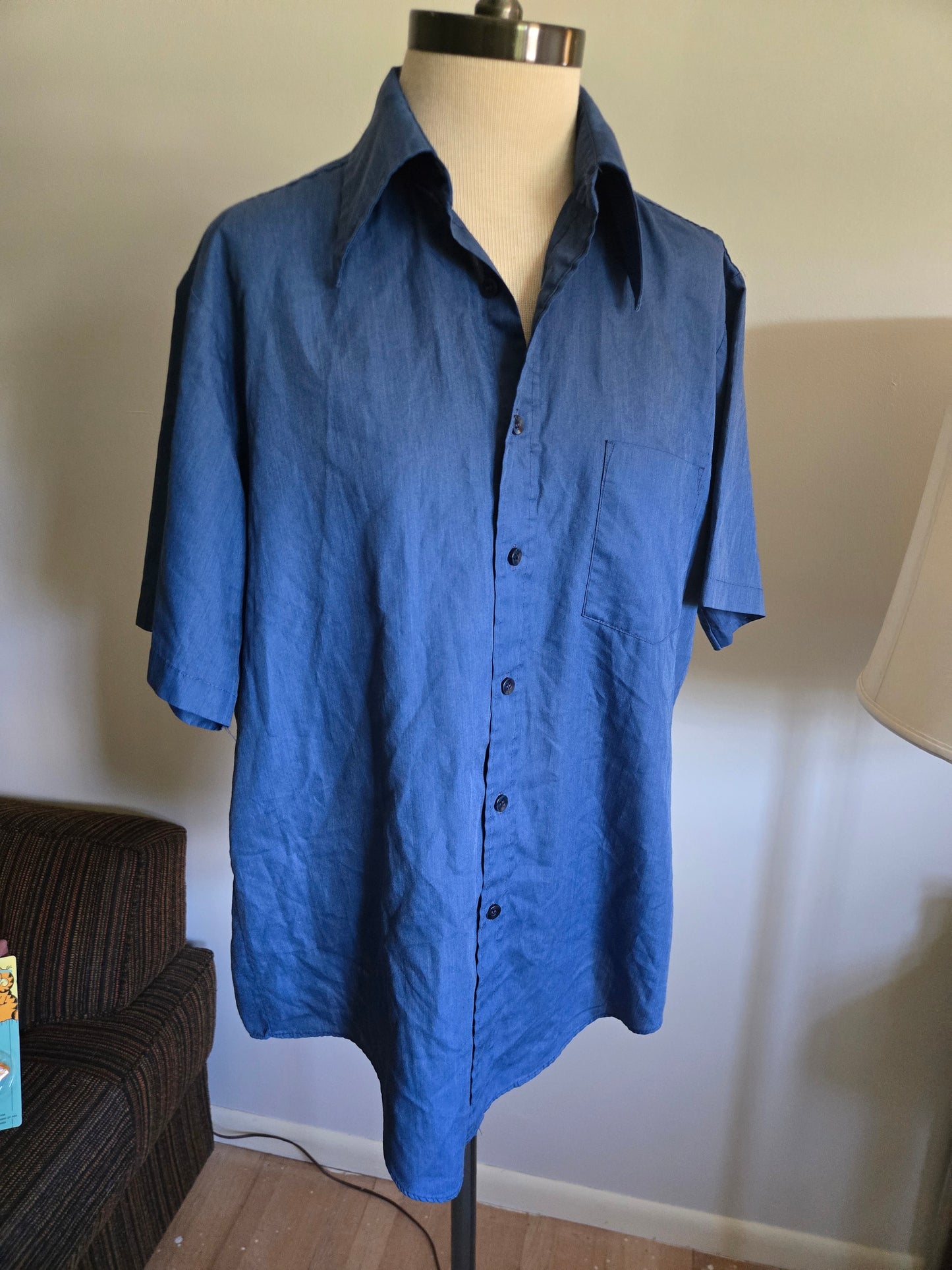 Vintage Short Sleeve Button Down Shirt by JC Penney