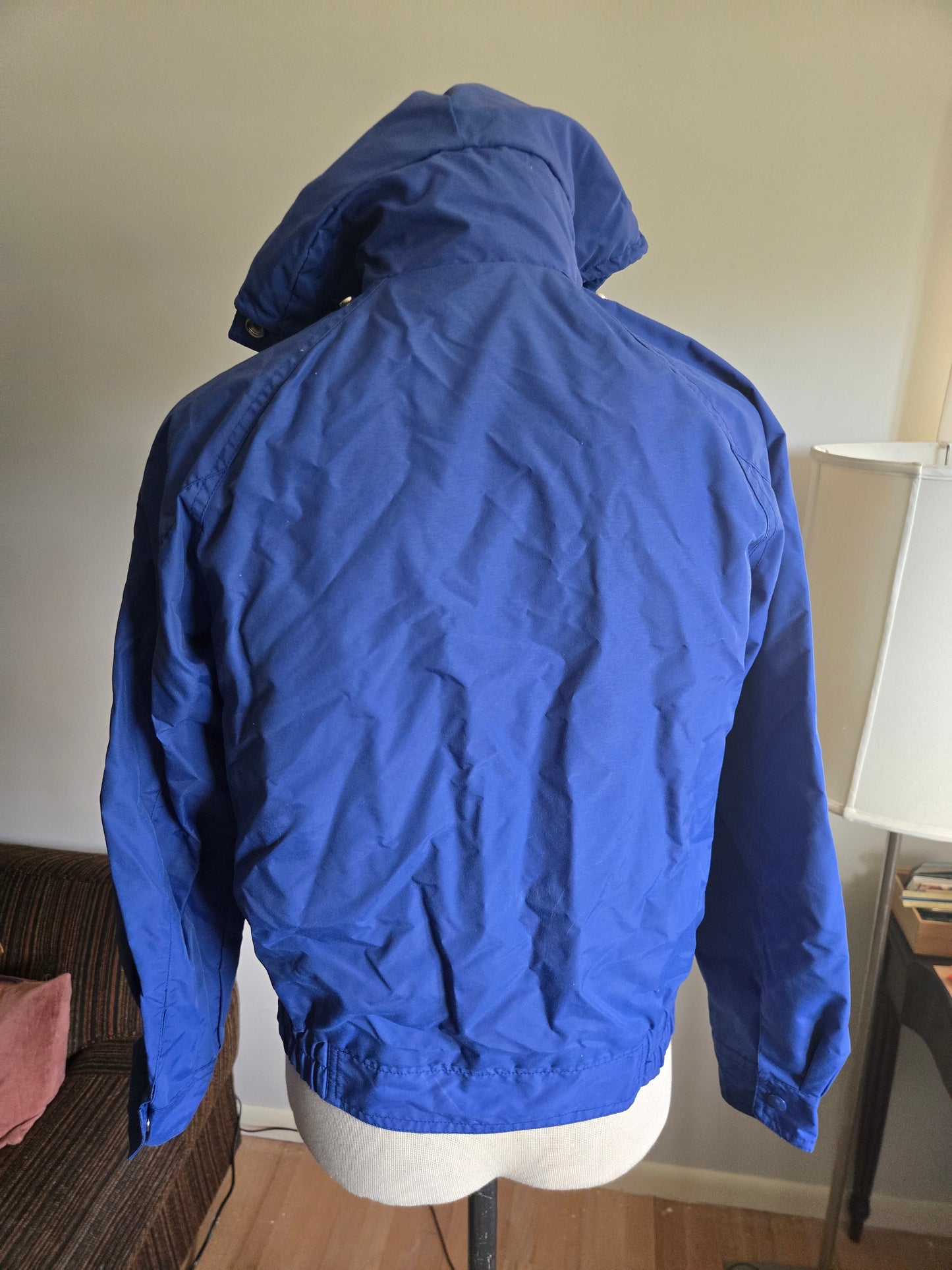 Vintage Long Sleeve Blue Windbreaker by Carl Michaels