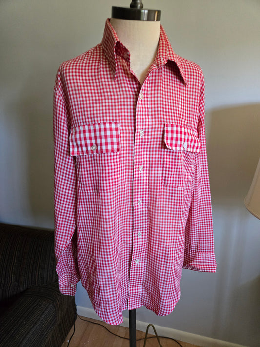 Vintage Long Sleeve Button Down Shirt by Imperial