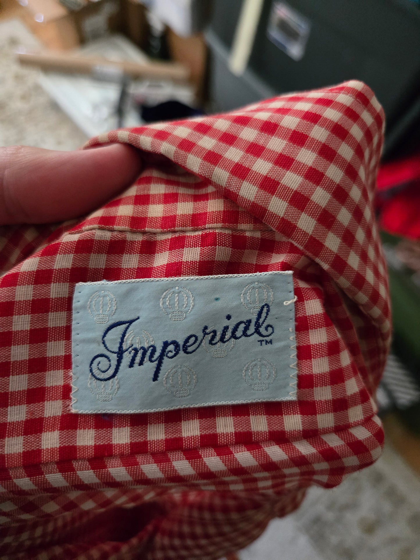 Vintage Long Sleeve Button Down Shirt by Imperial