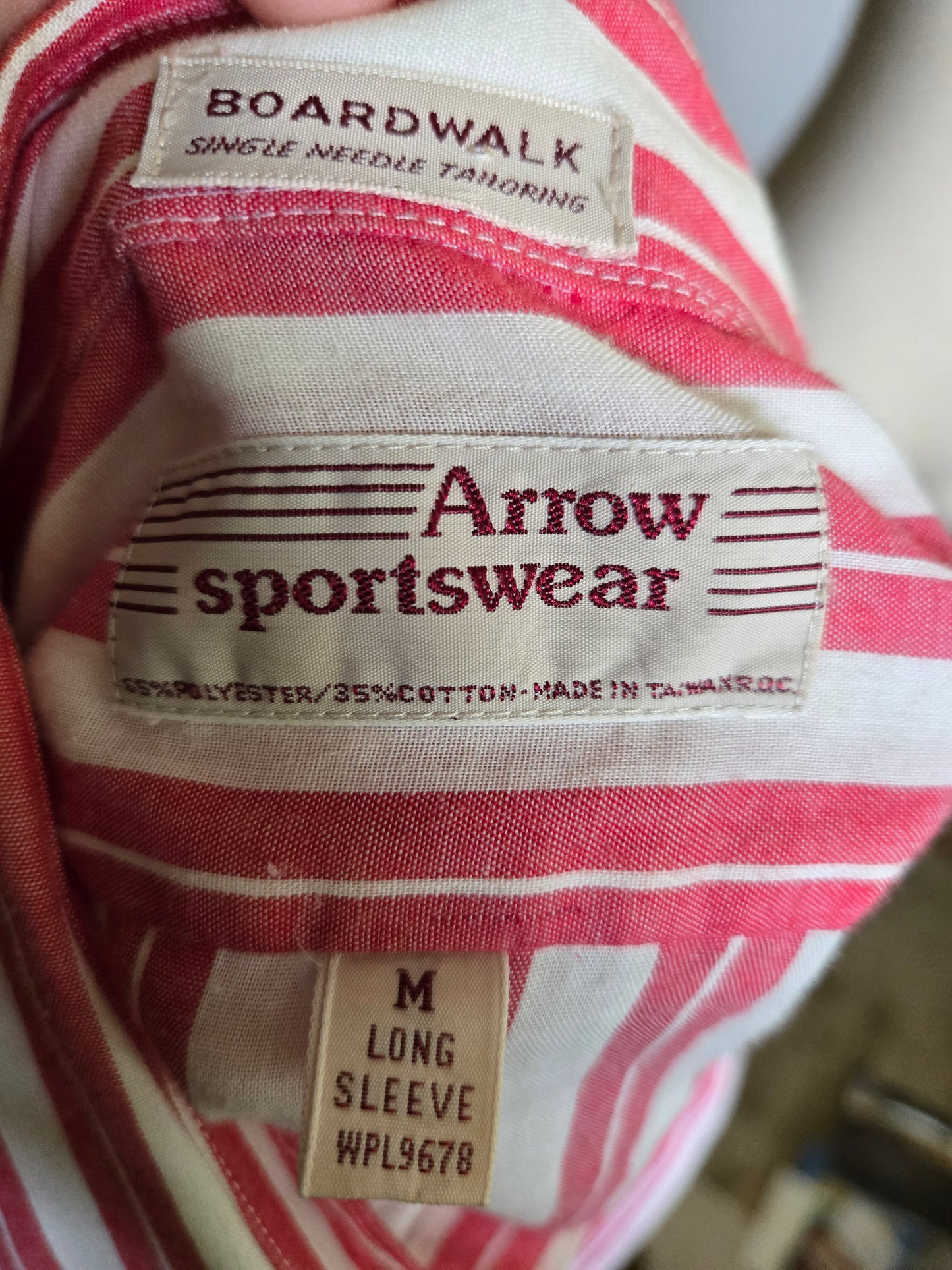 Vintage Long Sleeve Button Down Shirt by Arrow Sportswear