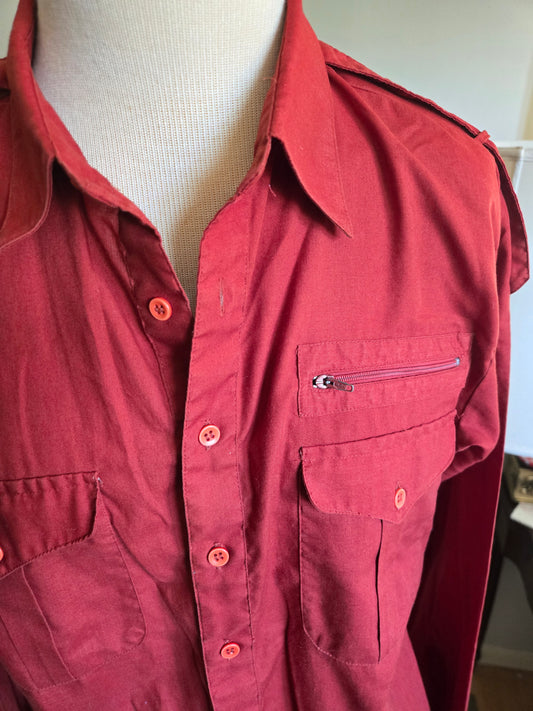 Vintage Long Sleeve Button Down Shirt by Saturdays