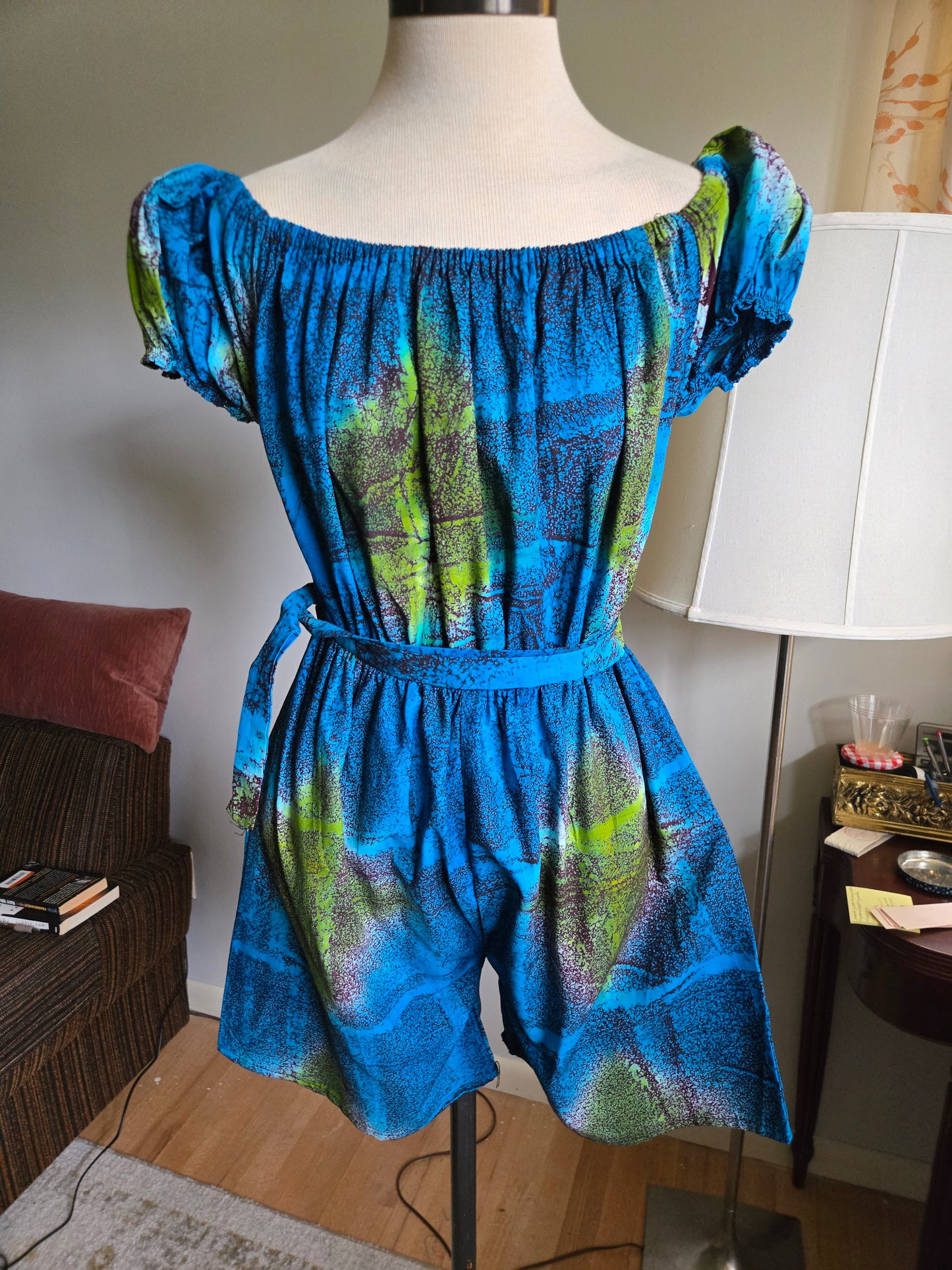Vintage Short Sleeve Romper