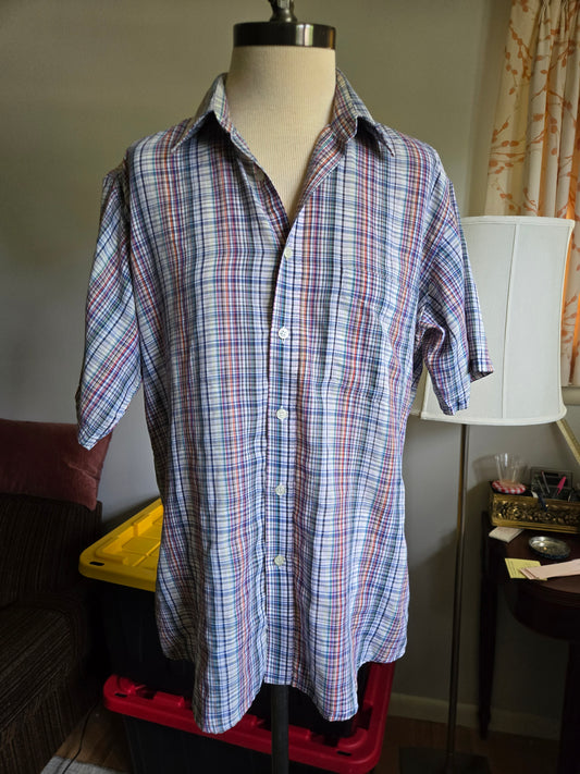Vintage Short Sleeve Button Down Shirt by J.P. Austin