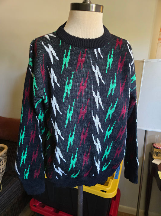 Vintage Long Sleeve Bolt Sweater