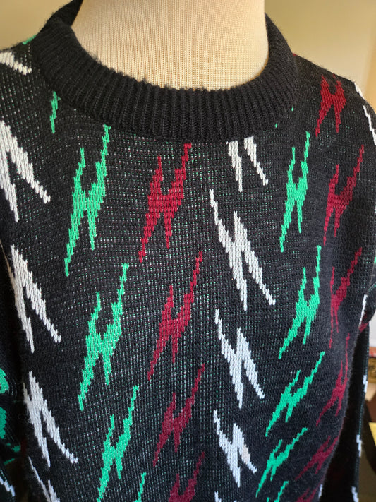 Vintage Long Sleeve Bolt Sweater