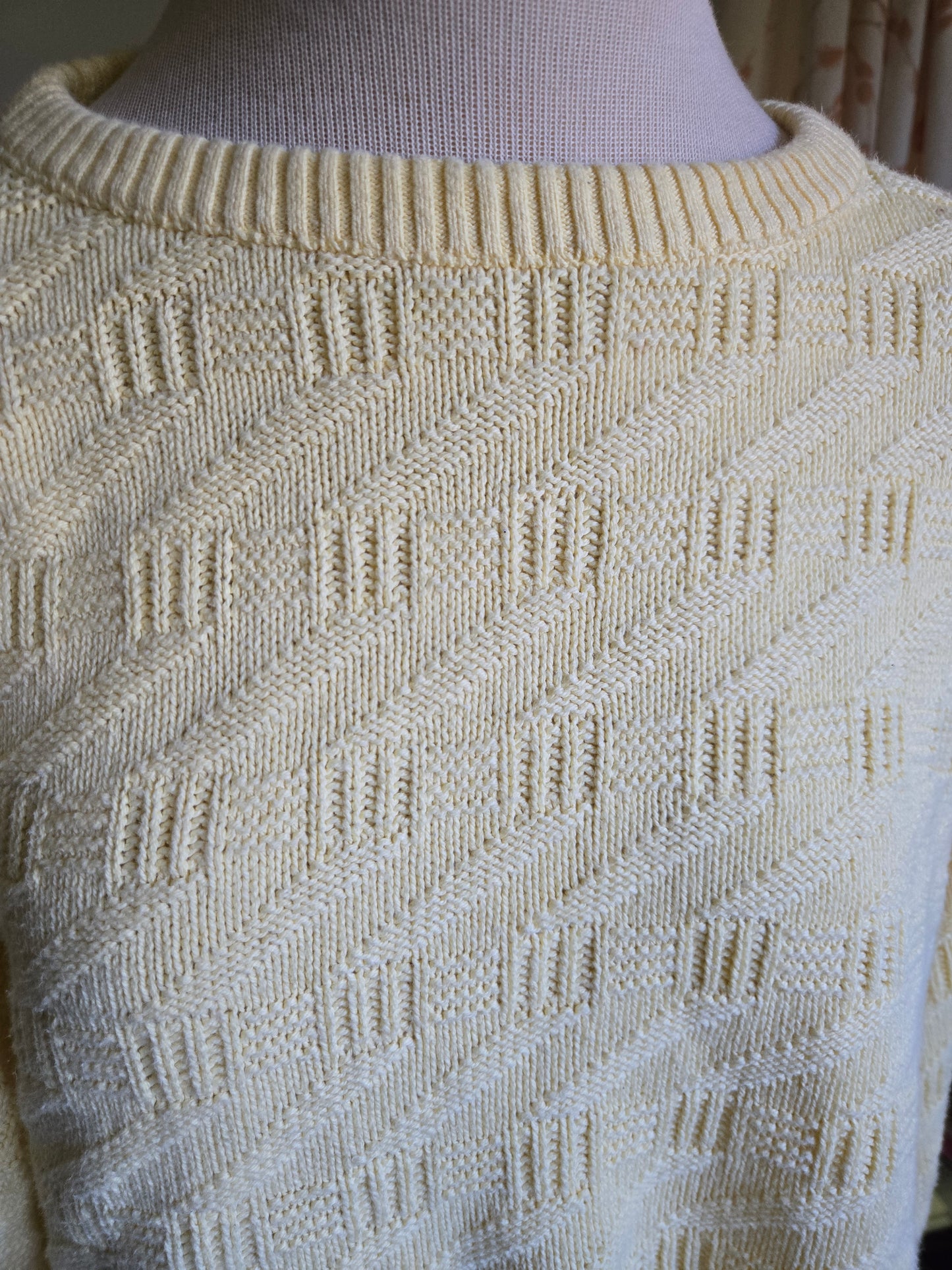 Vintage Long Sleeve Yellow Sweater by Crew