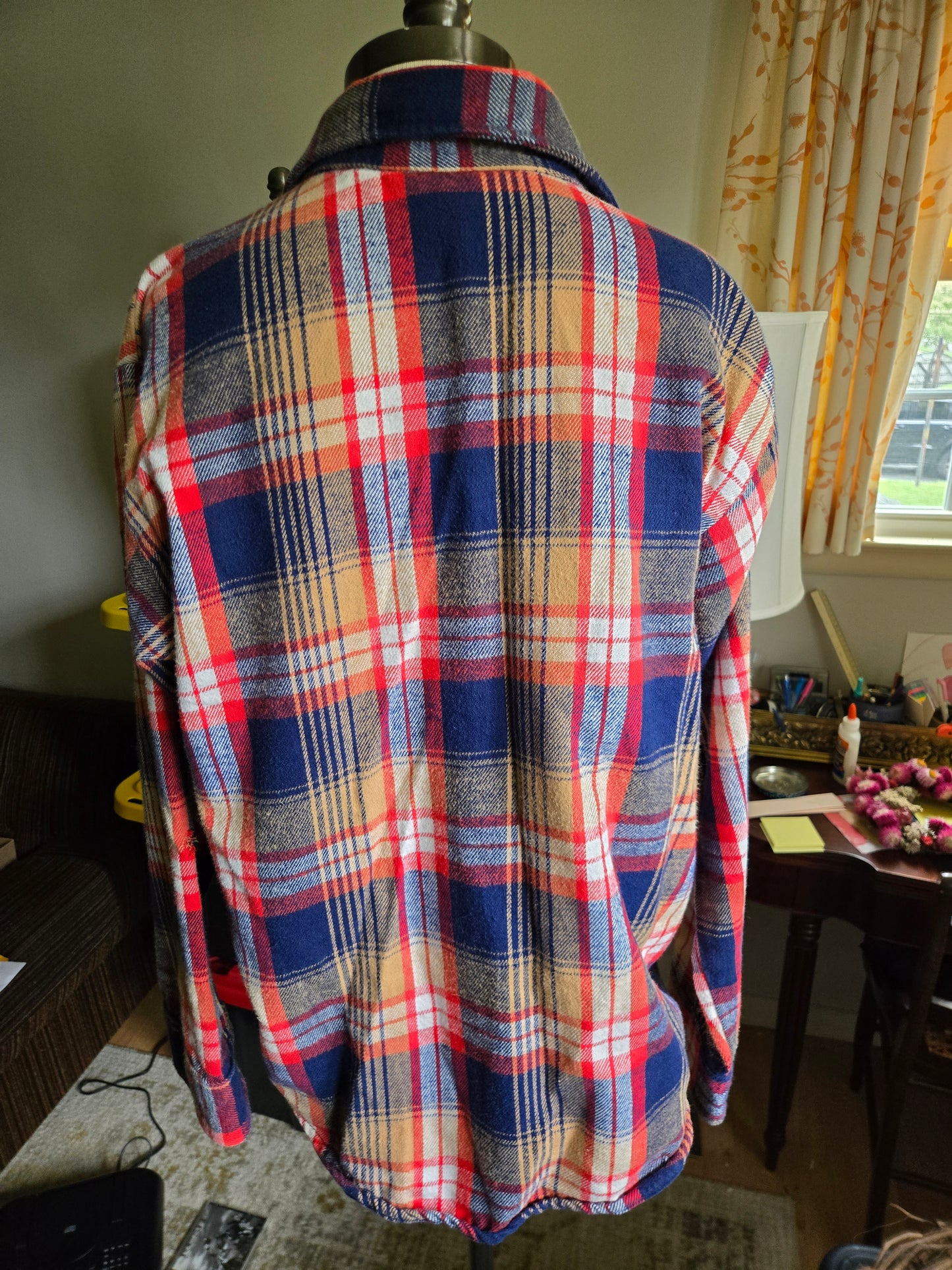Vintage Long Sleeve Button Down Flannel Shirt by Clydesdale