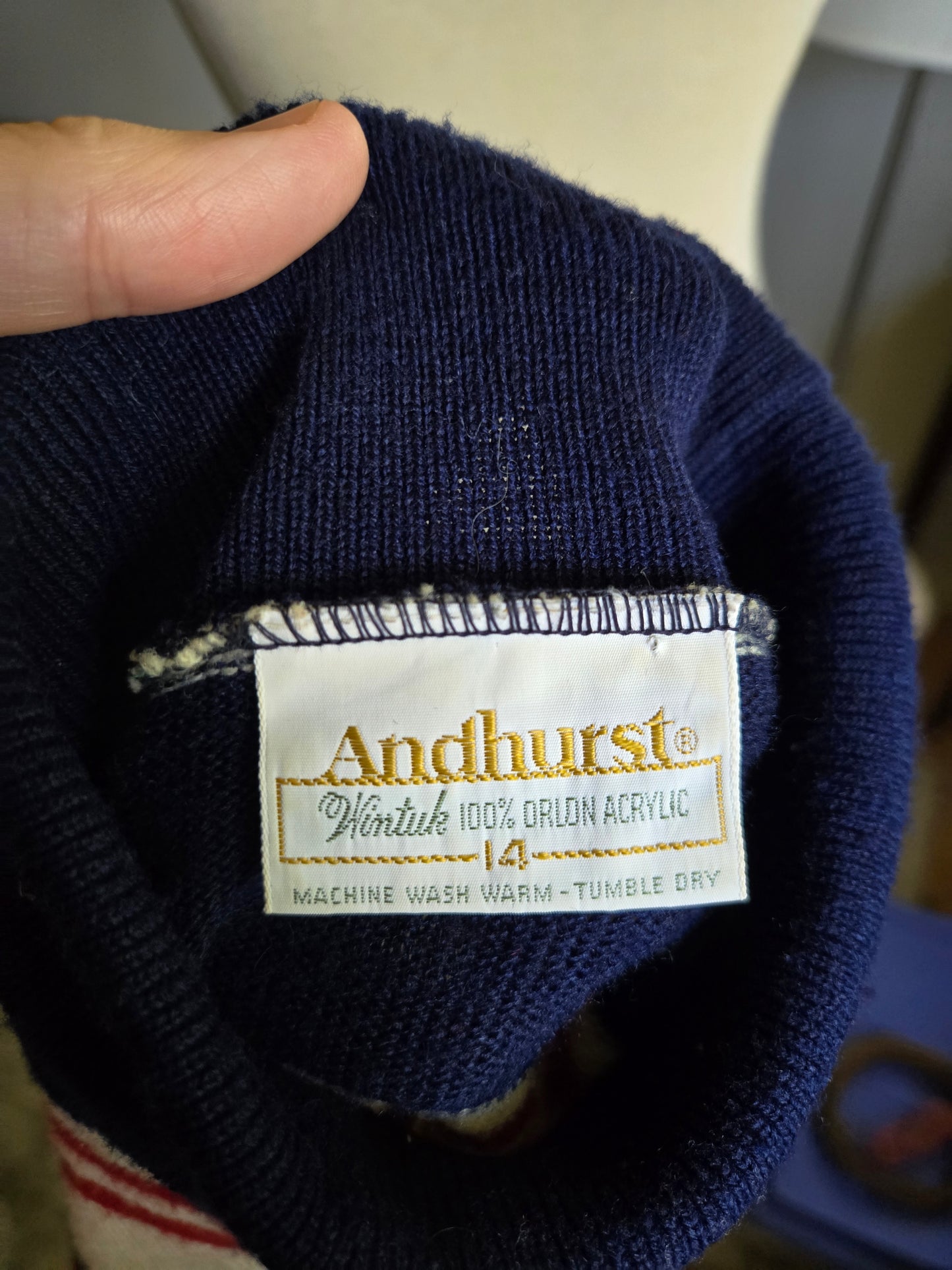Vintage Long Sleeve Sweater by Andhurst