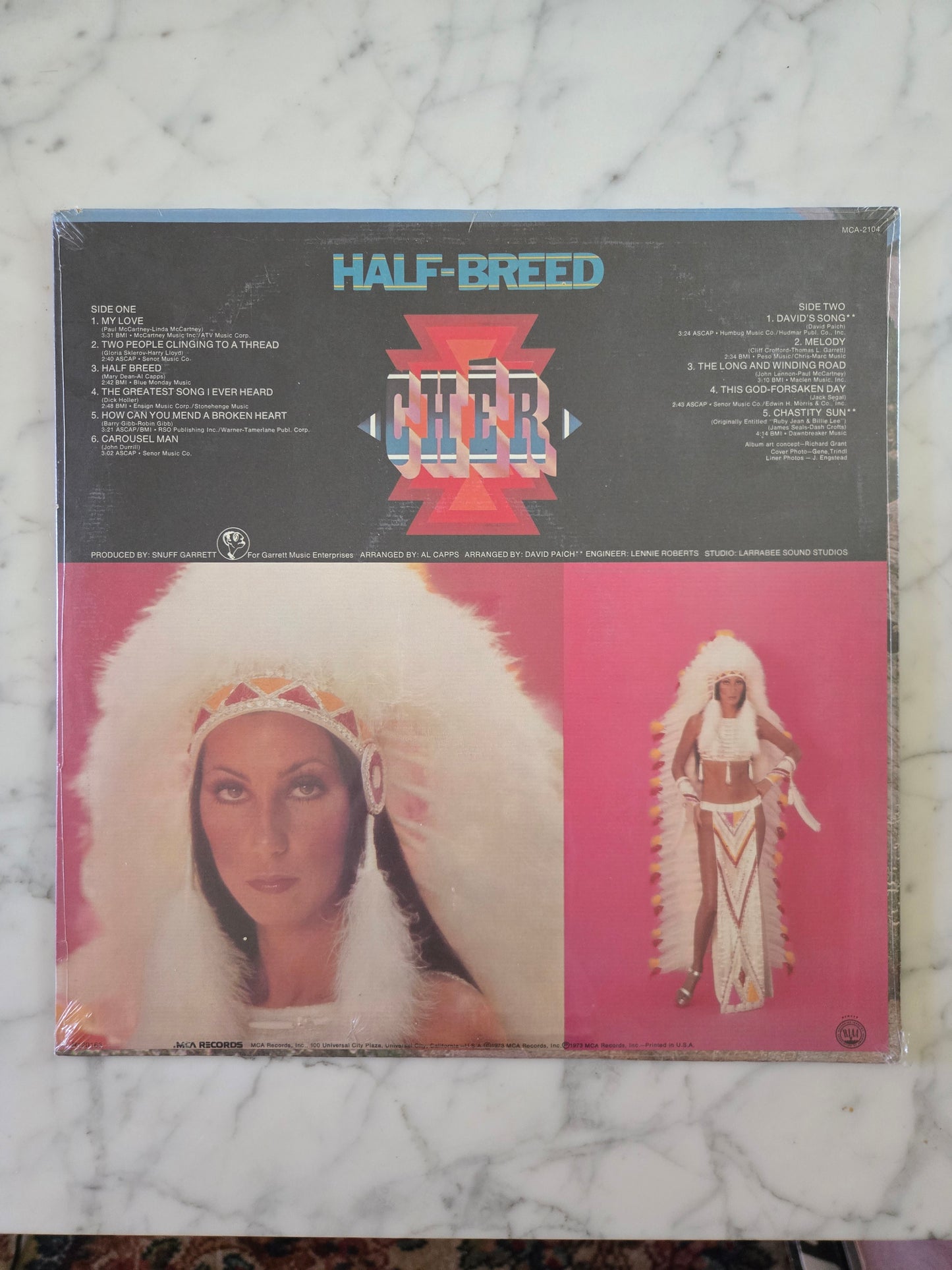 Cher "Half Breed" Vinyl Record UNOPENED!