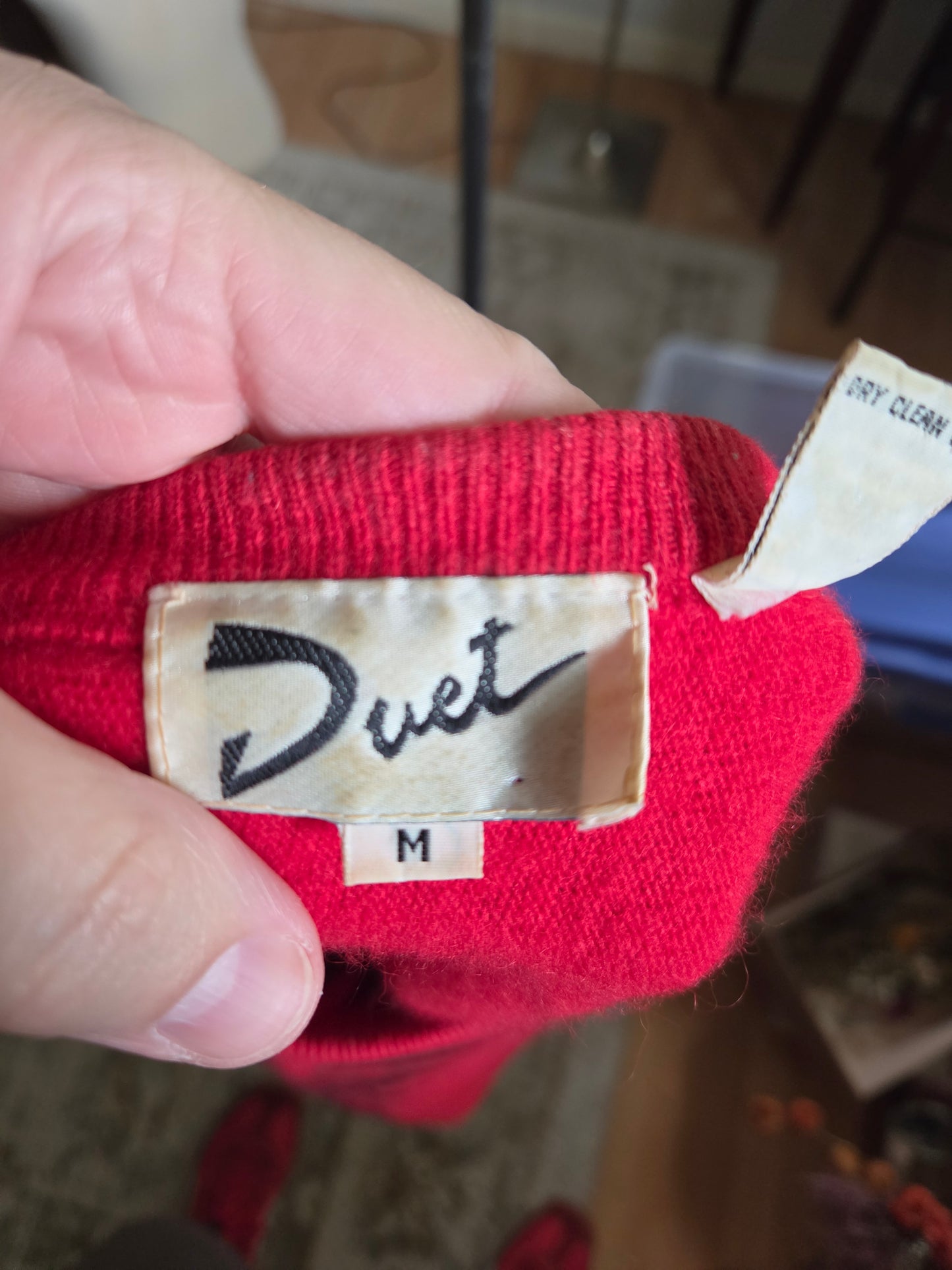 Vintage Long Sleeve Sweater by Duet