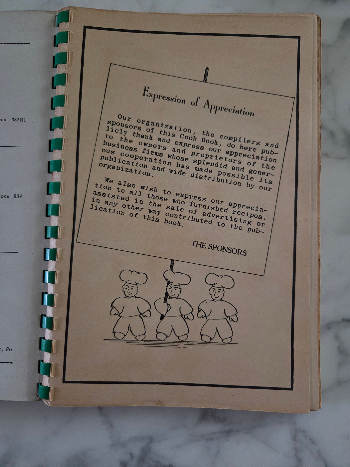 Vintage What's Cookin'? in Mill Creek, PA Cookbook