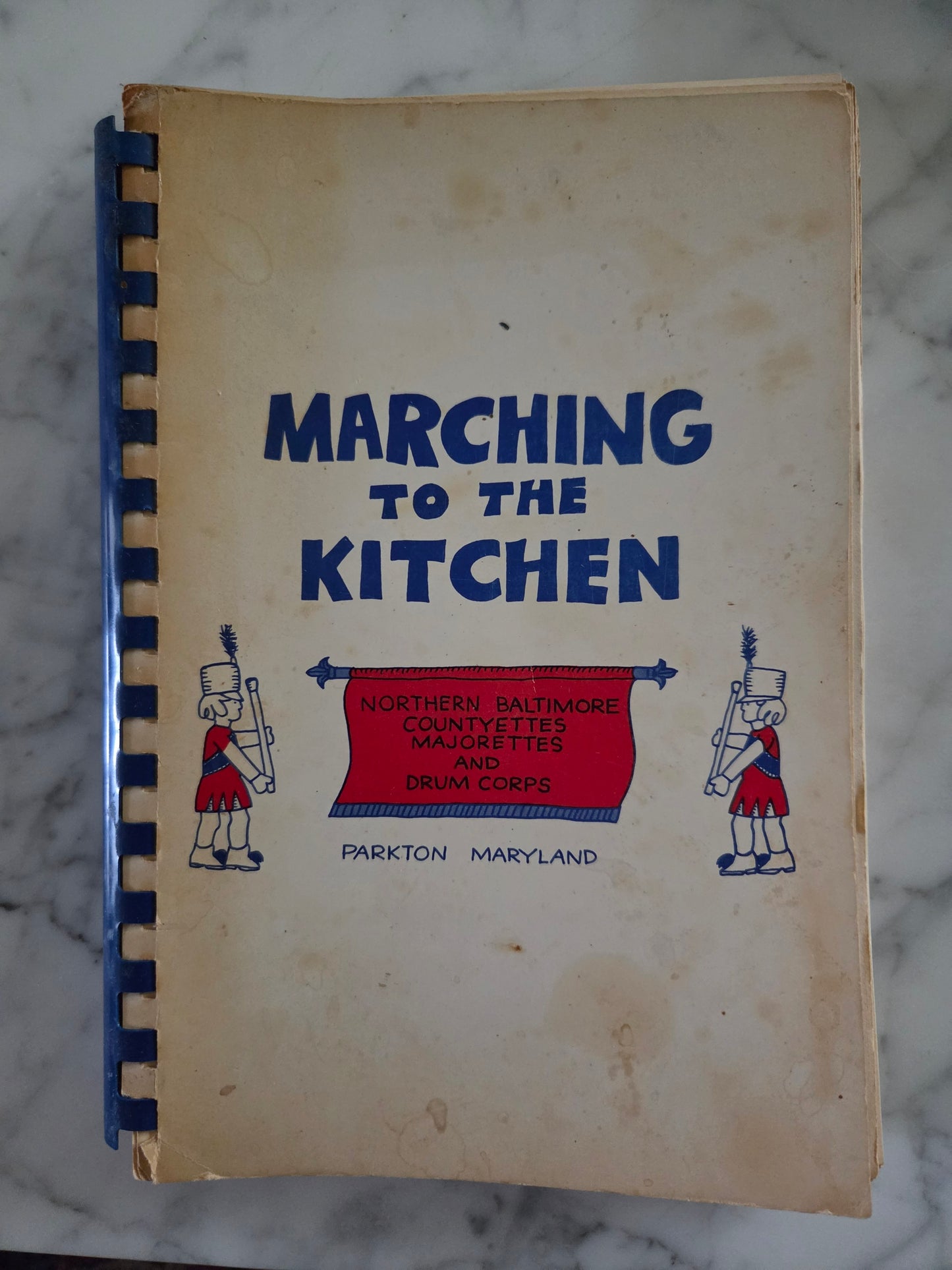 Vintage Marching to the Kitchen Recipe Book