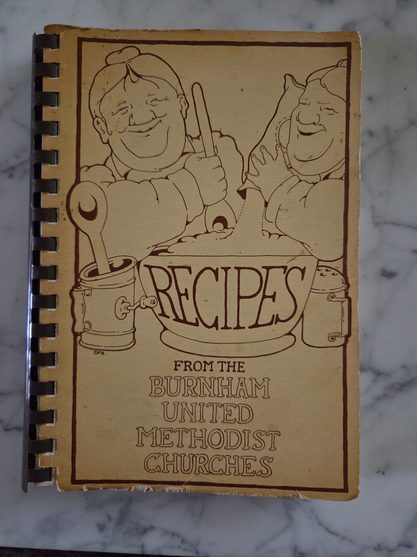 Vintage Burnham (PA) United Methodist Churches Recipe Book