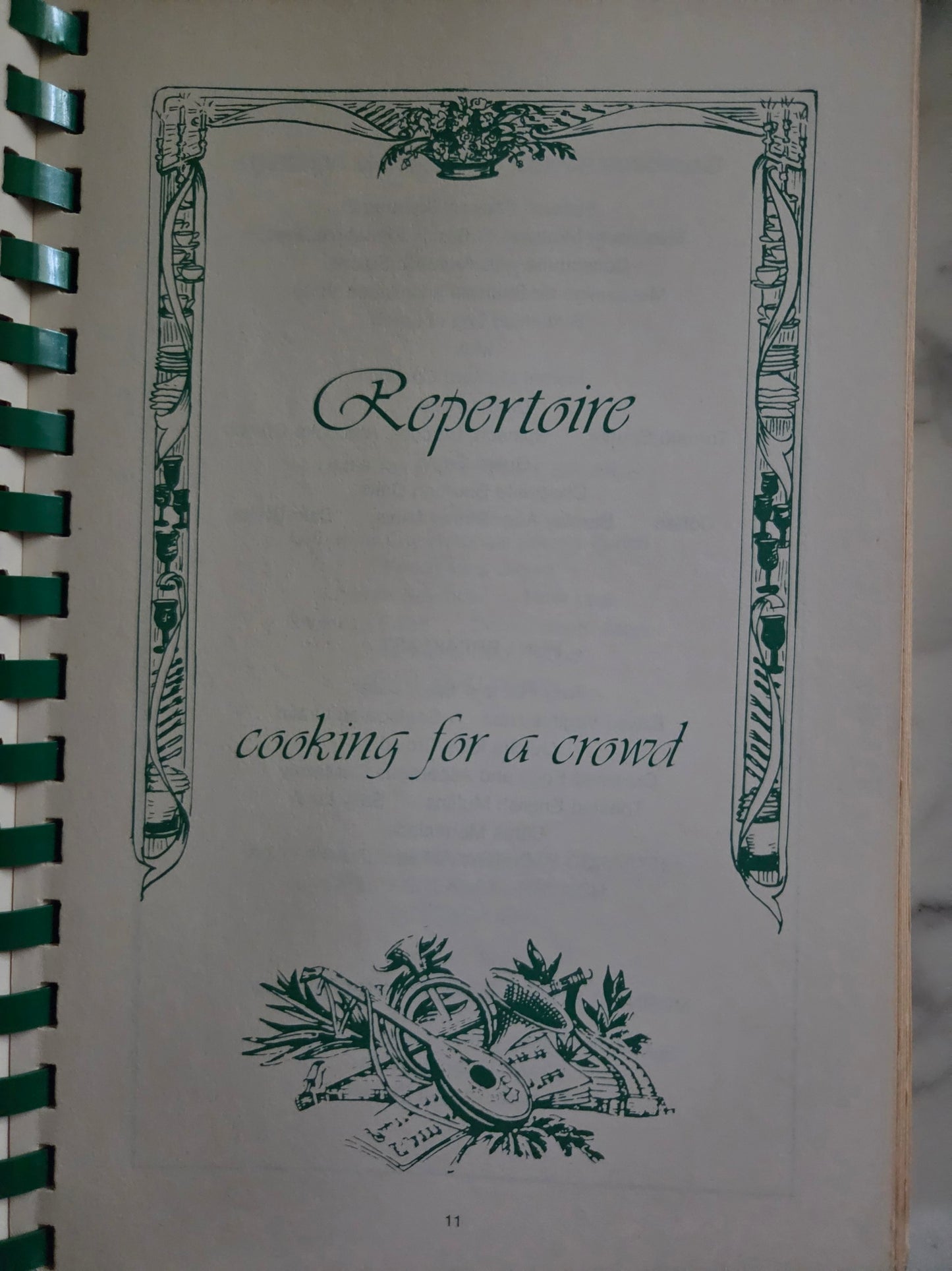 Vintage Philadelphia Orchestra Cookbook
