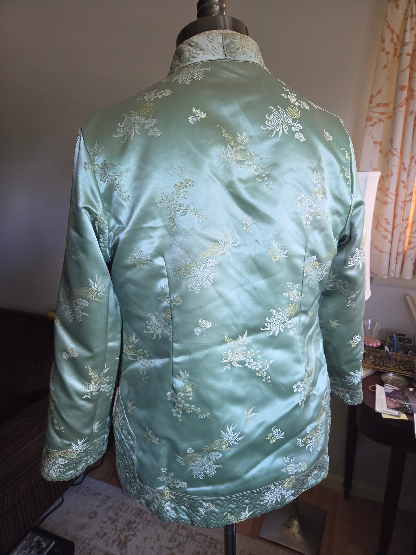 Vintage Reversible Satin Asian Jacket