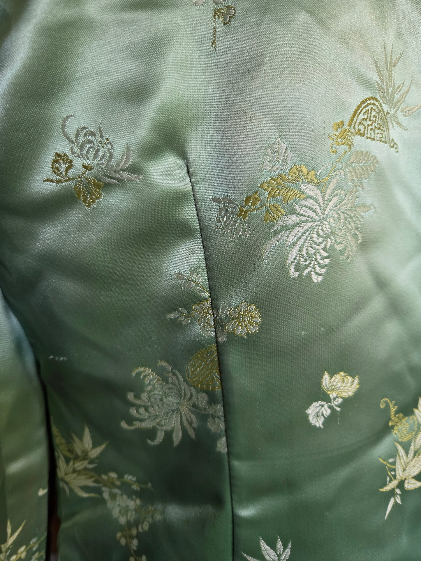 Vintage Reversible Satin Asian Jacket