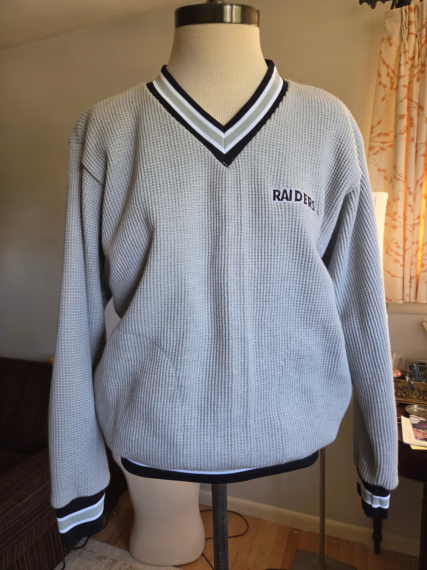 Vintage Long Sleeve Raiders Sweater by Russell Athletic