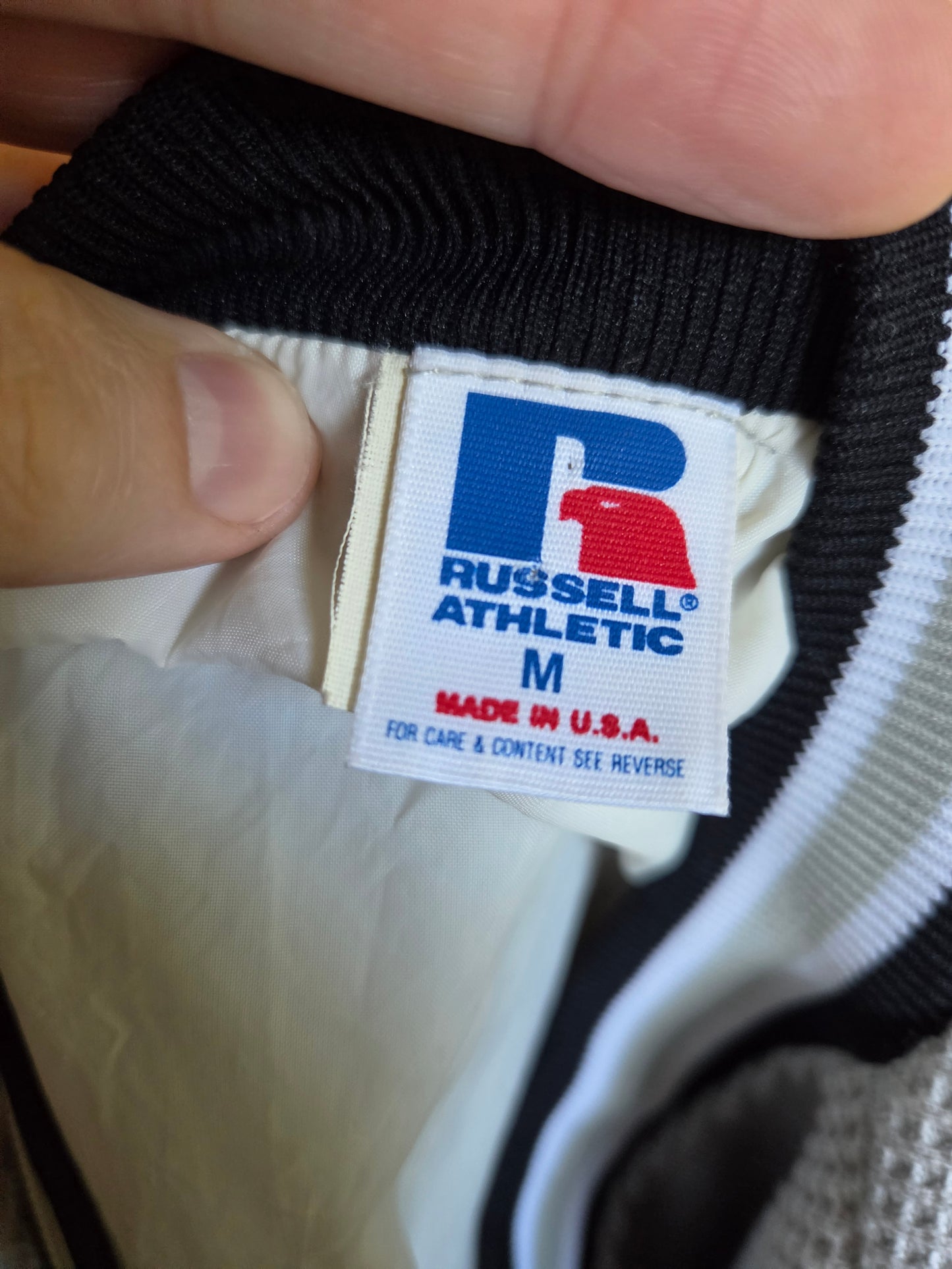 Vintage Long Sleeve Raiders Sweater by Russell Athletic