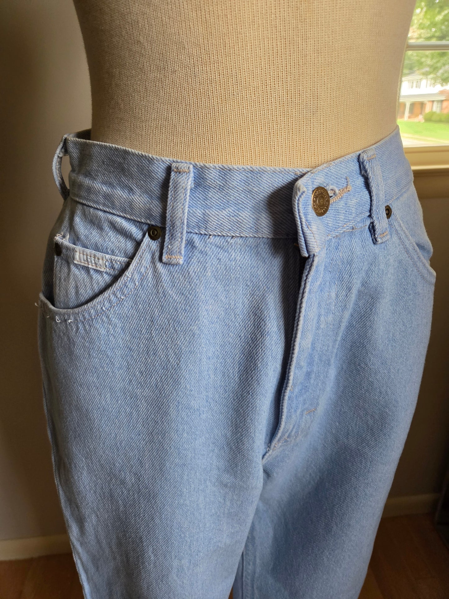 Vintage Light Blue Denim Jeans by Lee Size 8