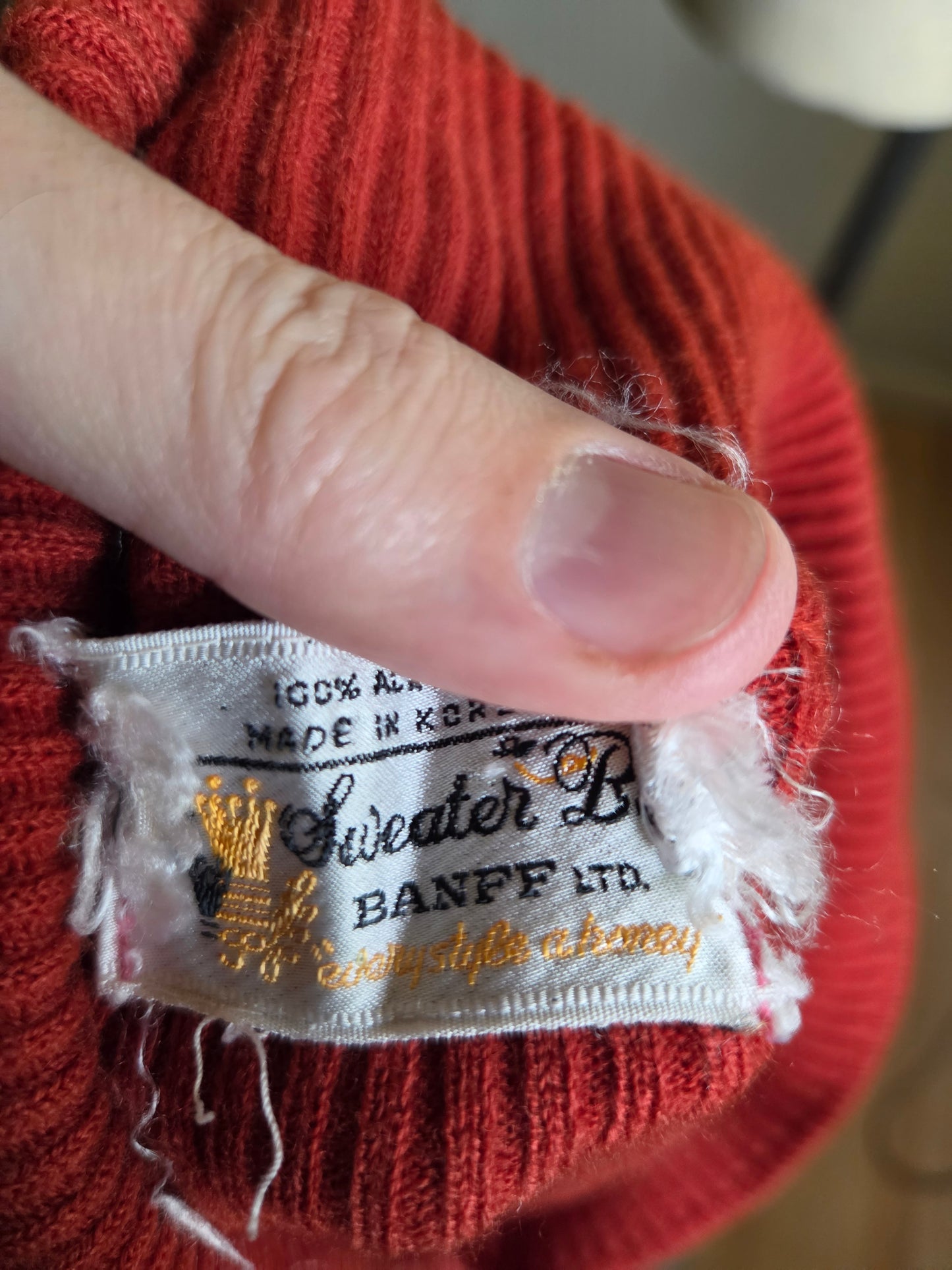 Vintage Long Sleeve Sweater by Banff