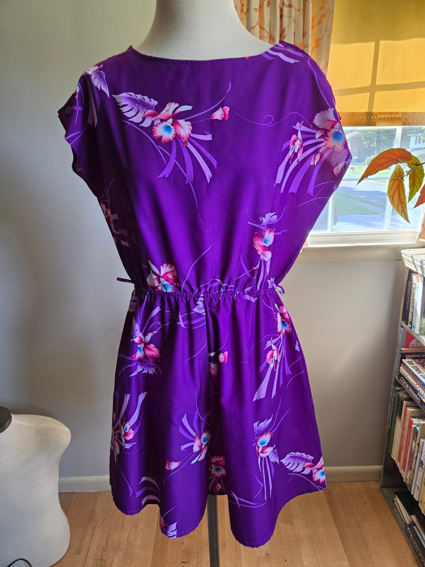 Vintage Sleeveless Floral Print Hawaiian Romper