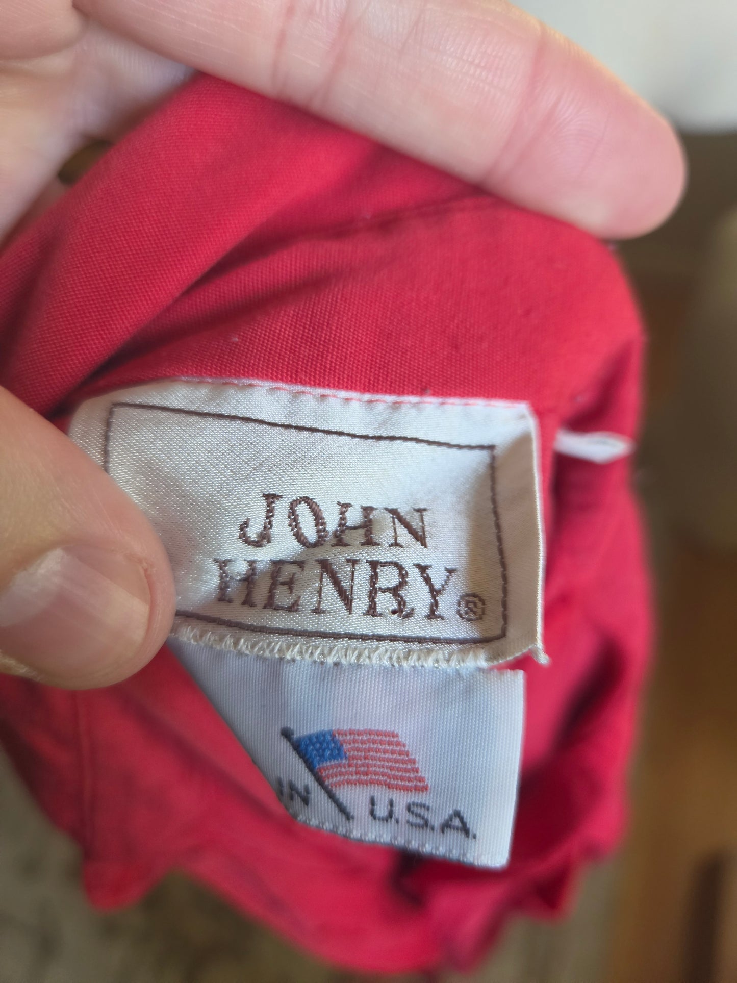 Vintage Long Sleeve Red Dress by John Henry