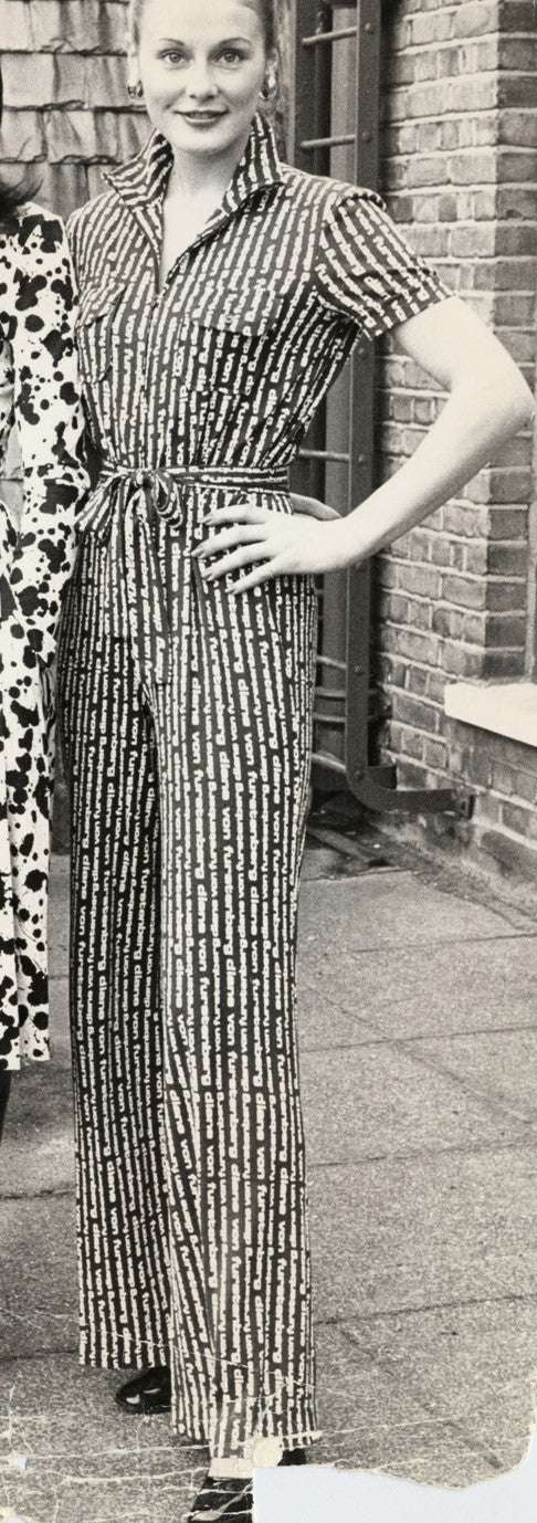 Vintage Two Piece Sleeveless Dress Set by Diane Von Furstenberg