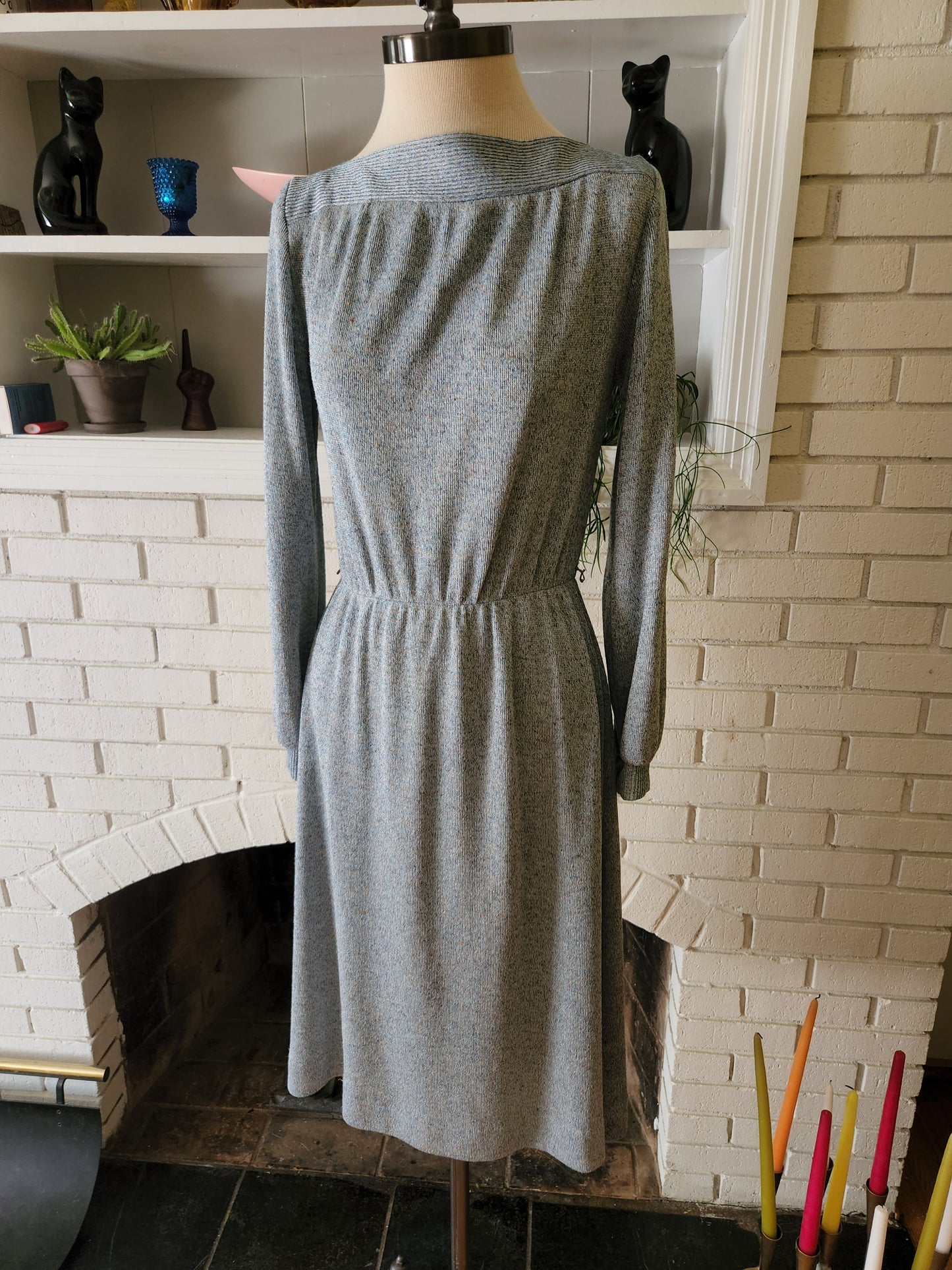 Vintage Long Sleeve Dress by Montgomery Ward