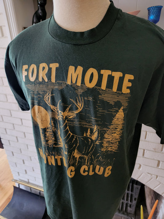 Vintage Fort Motte Hunting T Shirt by Fruit of the Loom
