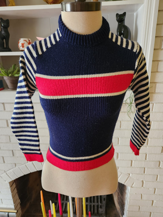 Vintage Kid Size Striped Sweater by Andhurst