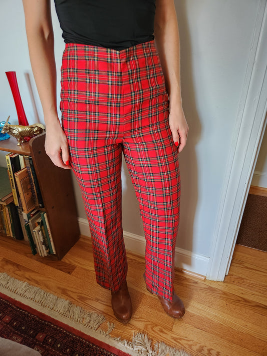 Vintage Plaid Pants