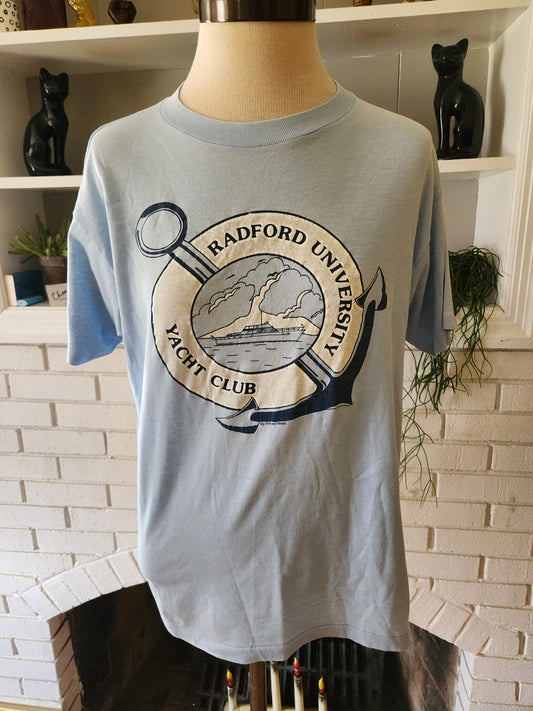 Vintage Radford University Yacht Club T-shirt by Hanes