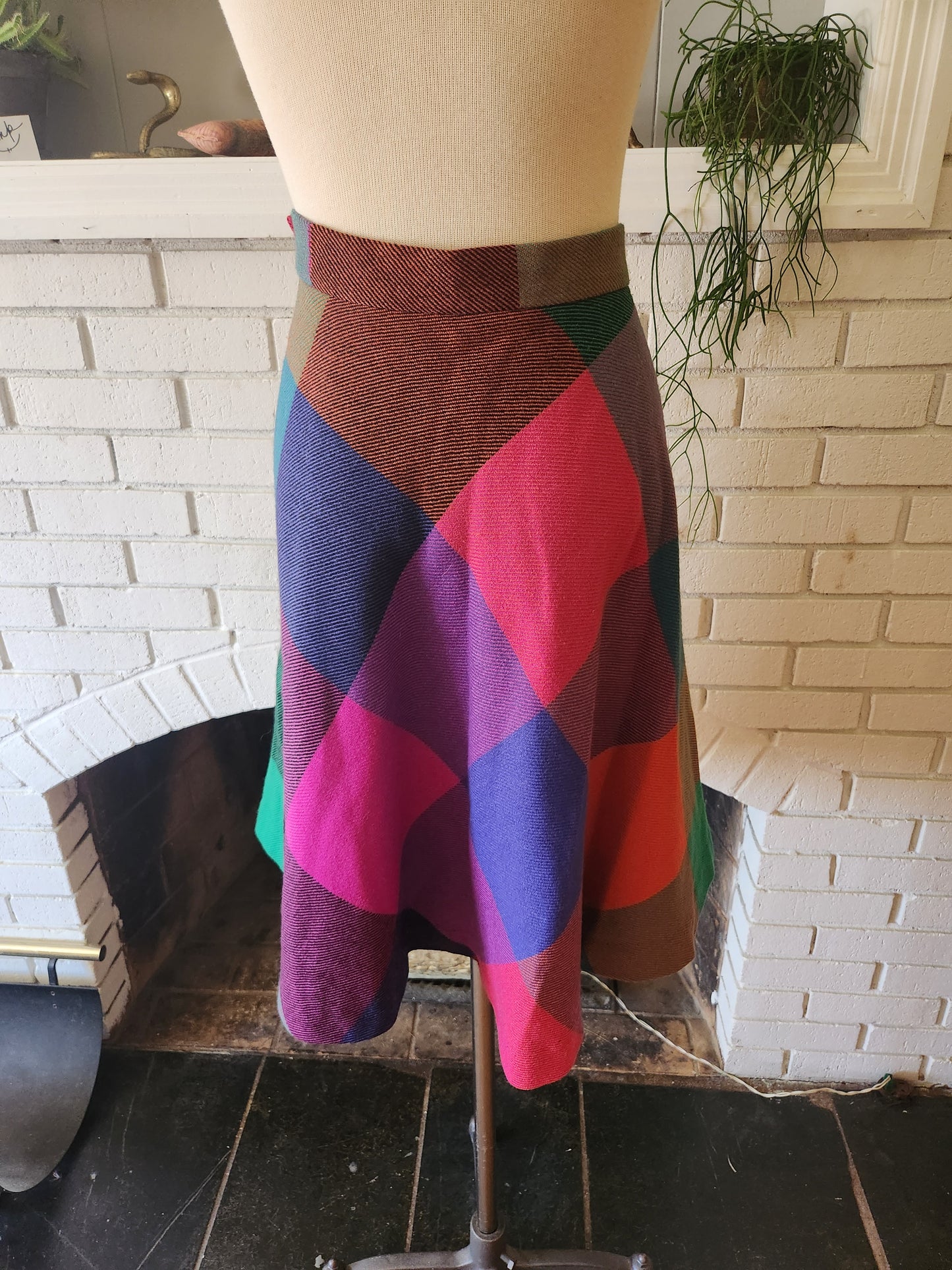Vintage Plaid Skirt by Doncaster Sport