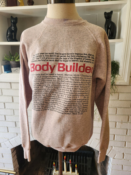 Vintage Mike Deasy Bodybuilder Jesus Sweatshirt? by Pannill