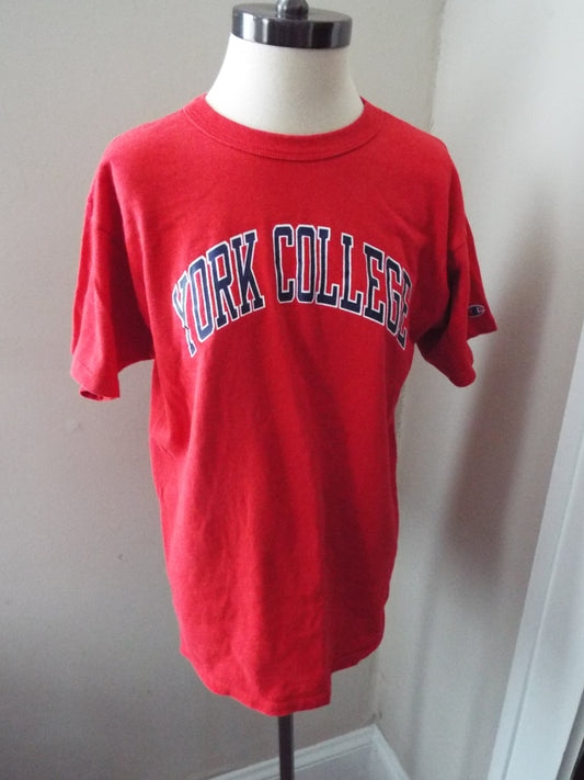 Vintage York College T Shirt by Champion