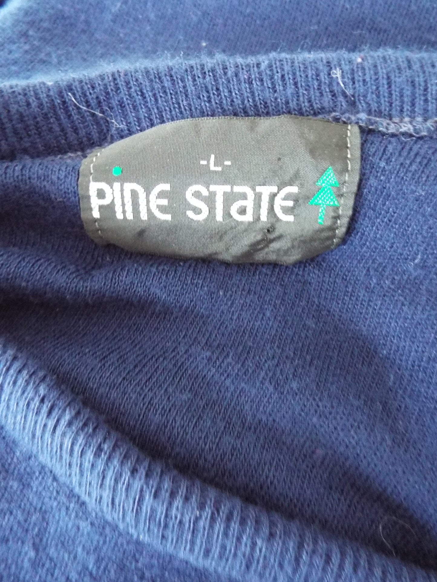 Vintage Long Sleeve Vee Neck West Virginia University Sweater by Pine State