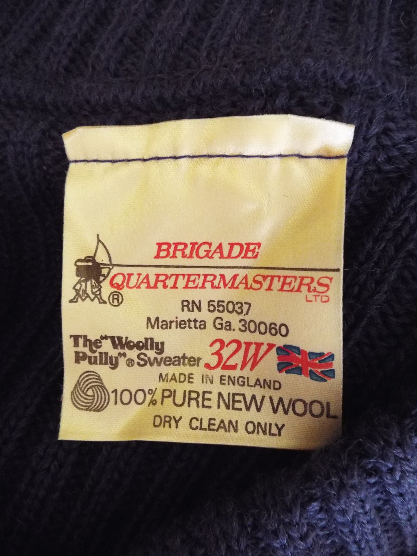 Vintage Long Sleeve Sweater by Brigade Quartermasters