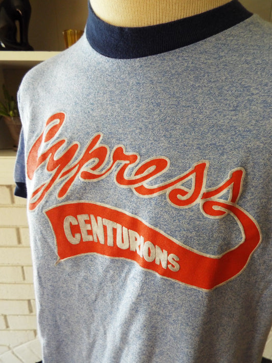 Vintage Cypress Centurions Ringer T-Shirt by Collegiate Pacific