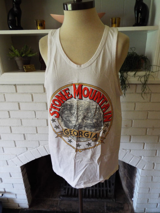 Vintage Stone Mountain Georgia Tank Top by Sherry's Best