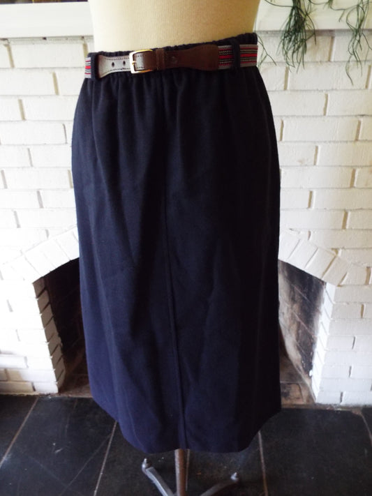 Vintage Dark Blue Skirt by Hunter Sportswear