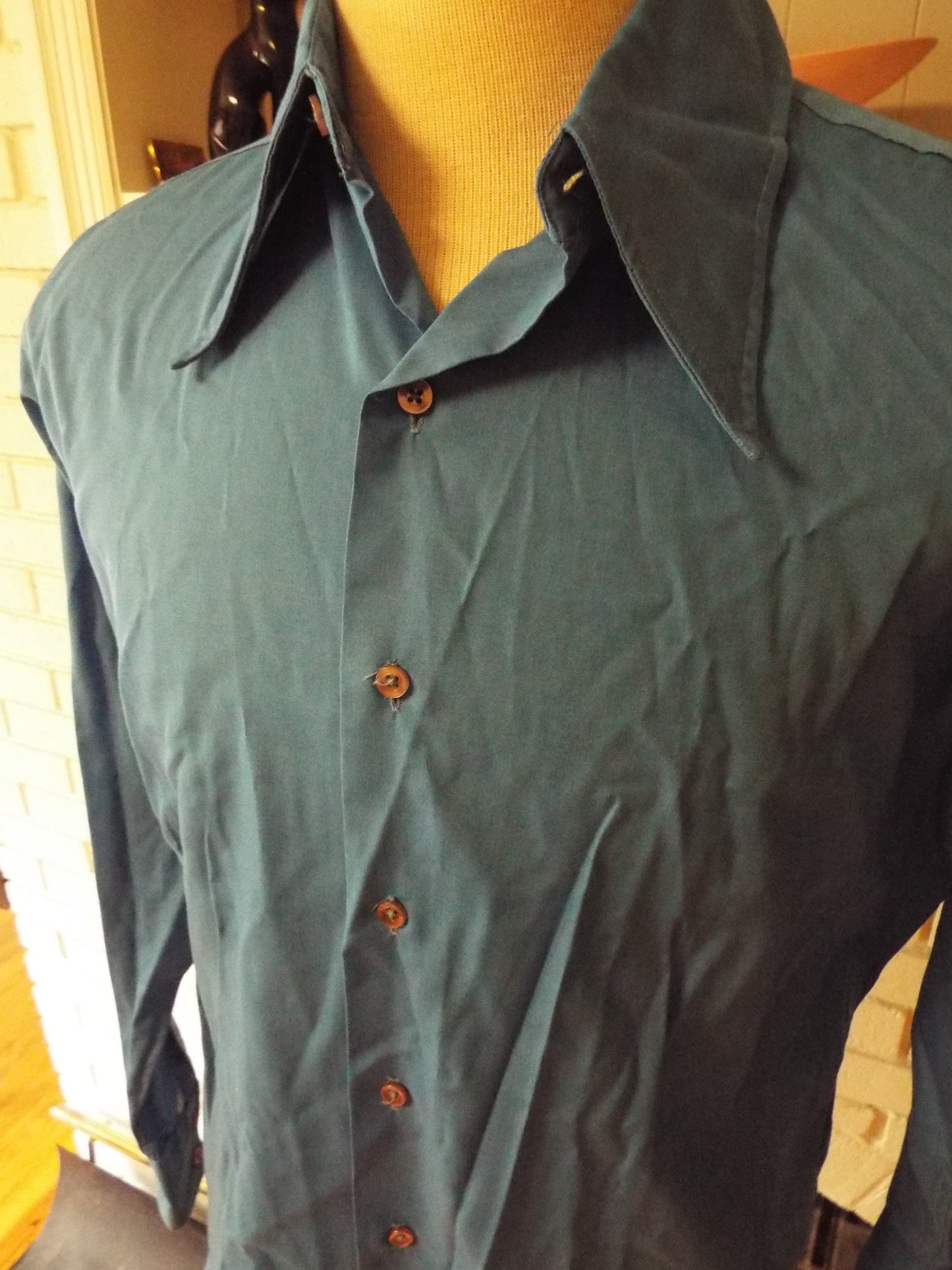 Vintage Button Down Long Sleeve Shirt by KMart