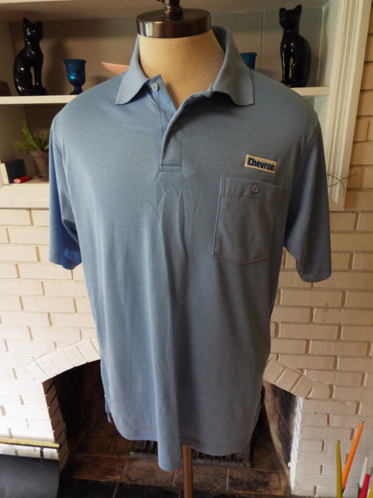 Vintage Short Sleeve Chevron Polo Shirt by Cintas