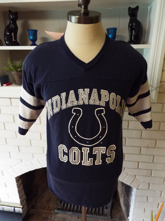 Vintage Short Sleeve Indianapolis Colts Jersey by Logo 7