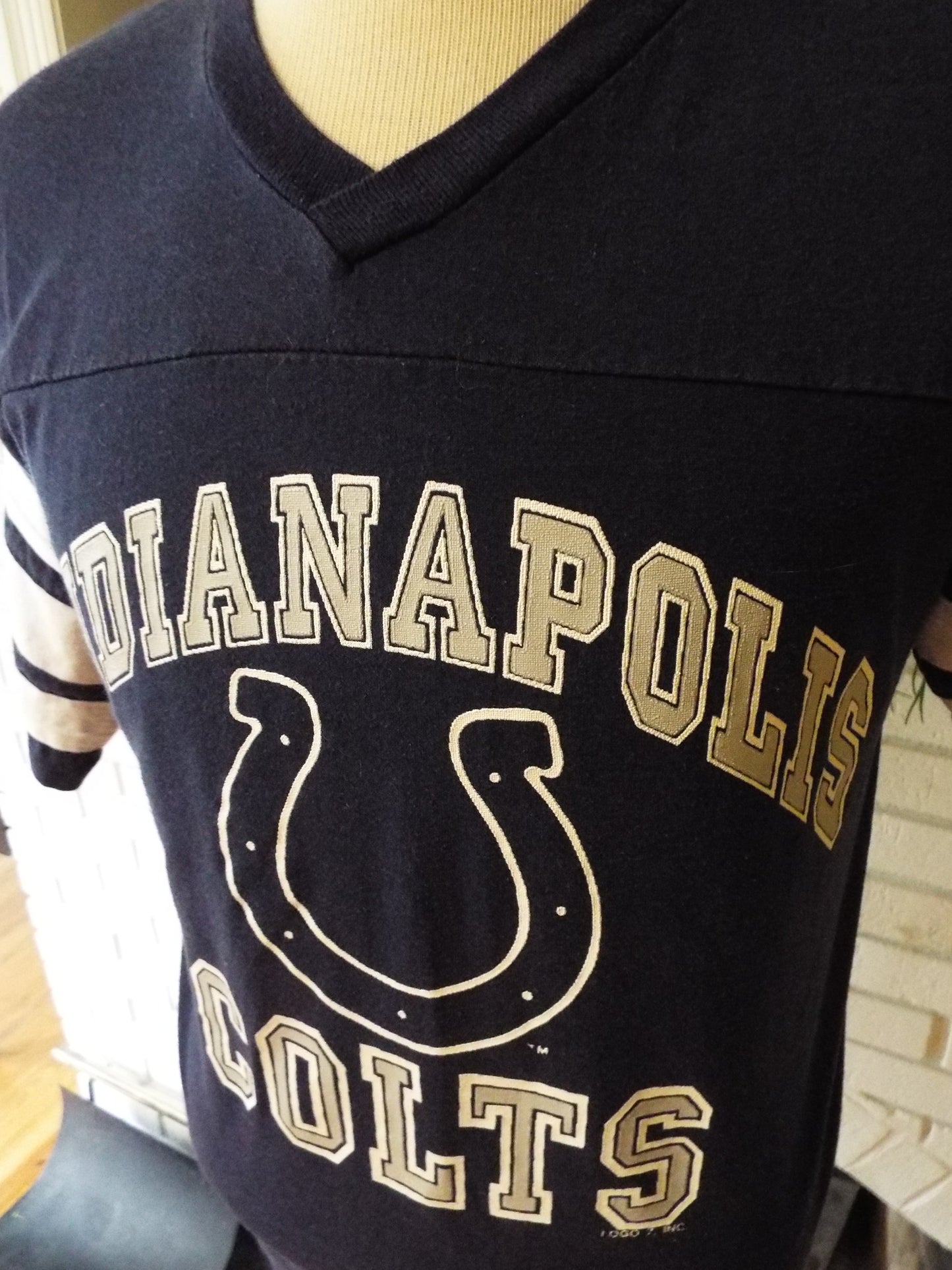 Vintage Short Sleeve Indianapolis Colts Jersey by Logo 7