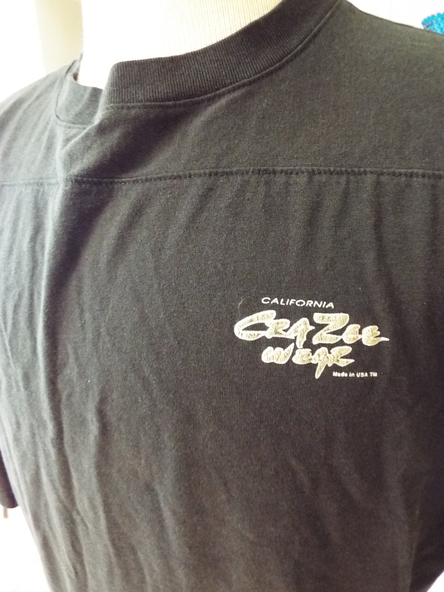 Vintage Black California Crazee Wear T Shirt